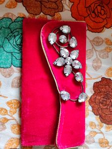 Pink Ethnic Clutch