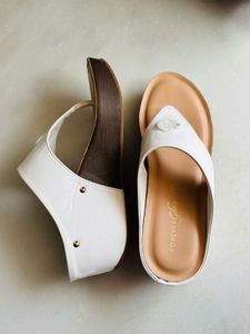 White Heels Wedge