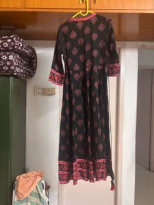 Yoke Work Black Anarkali Gown