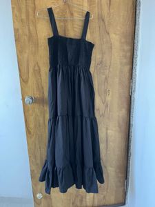 Tiered Black Sundress