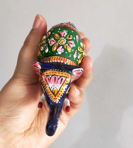 Meenakari Elephant Statue