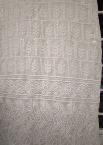 A Cream Shinning Kurthi