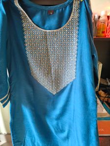 Blue Kurti Set