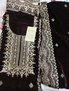 Perimium Velvet Unstich Suit