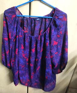 Floral Print Top (XXL)