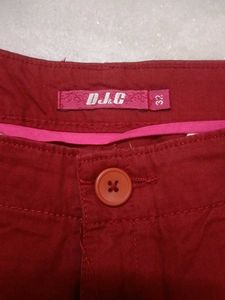 Maroon hot pants