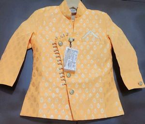 Light Orange Indo Wester Sherwani 2-3 Year Boy