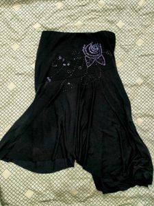 Black Y2K Skirt
