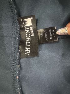 Stylish Blue Cropped Pants