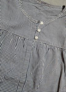 White &amp; Blue Check Shirt Top🥰