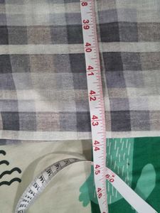 Wintery Checkered Embroidered Kurta Set Of 3