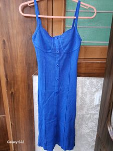 A Beautiful Skin Fit Blue Color Dress