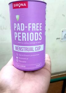 Menstrual Cup For Pad Free Periods