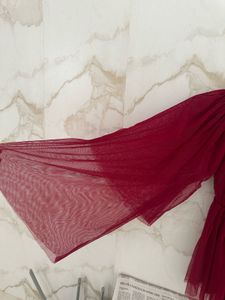 Red Off Shoulders Top