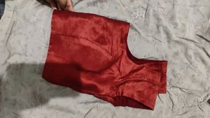 Rust Red Blouse