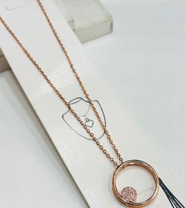 Crystal Circle/ butterfly  Pendant Necklace