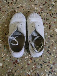 School Shoe White