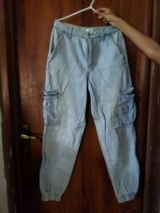 Cargo Denim Pants