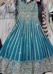 Wedding Gown Pant with Dupatta Beautiful Colour