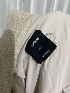 Cozy Beige Shacket Jacket