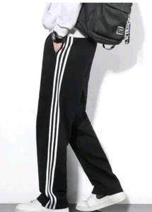 Black Addidas Copy Trouser For Men And Women