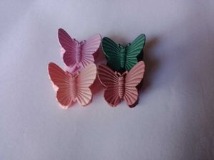 Butterfly Hair Clips Set Of 4