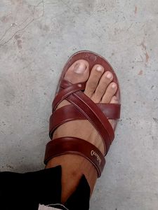 Brown Leather Sandals