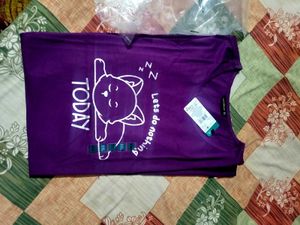 Purple Graphic Tee