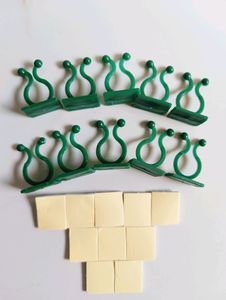 Plant Climbing Wall Clips Self-Adhesive Money Plant Support Clips Vine Plant Climbing Fixing Clip