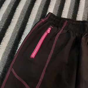 Black &amp; Pink Athletic Pants