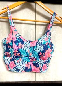 Floral Printed Bralette Top For Women