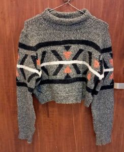 Stylish Crop Knit Sweater