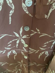 Floral Print Shirt Dress