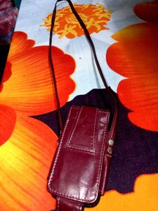 Leather Cell Phone Pouch