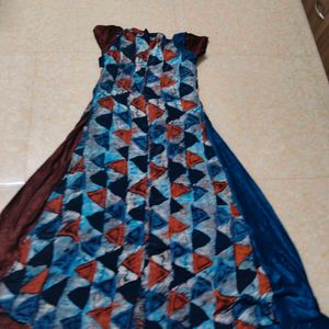 Color Block Maxi Dress