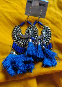 Chand Baliyan Long Earrings