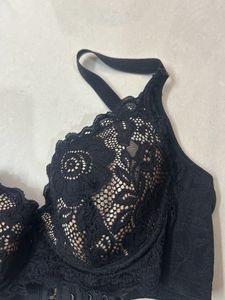 Padded Black Bra