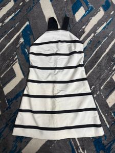 Zara Black N White Dress