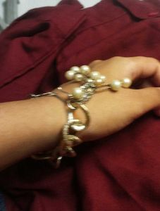 White Gold Coloured Zara Bracelet