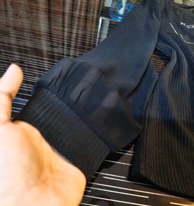 Elegant Black Long Sleeve Top