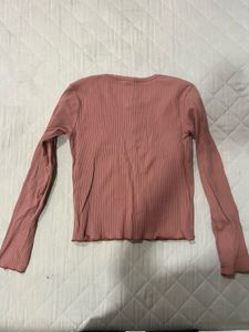Ribbed Long Sleeve Top