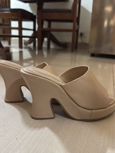Nude Women Block Heels