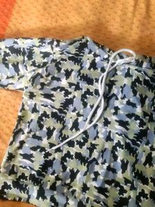 Camo Print Hoodie