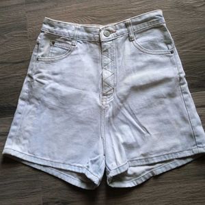 Light Wash Denim Shorts