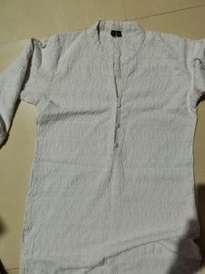 White Straight Kurti