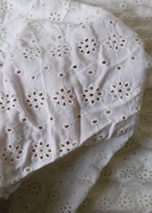 White Eyelet Skirt