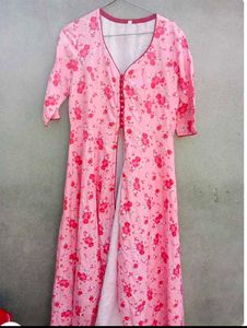Floral Pink Boutique Made Designer Peice