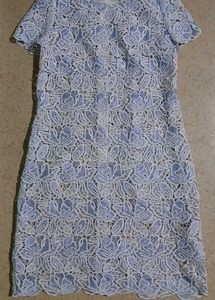 Lace Overlay Dress
