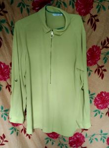 Collared Trendy Top