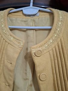 Elegant Mustard Yellow Jacket